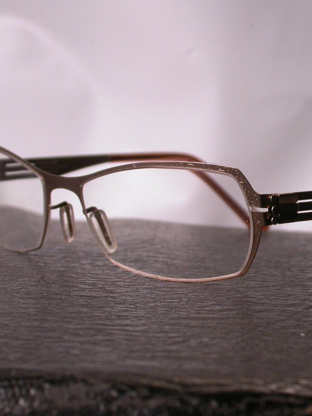 IC! Berlin Alpenrose Silver Modern Light Weight Eyeglasses Made in Germany